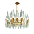 Sapphire Sky Glass Chandelier 3D model small image 1