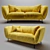 Elegant Florence Sofa: Timeless Comfort 3D model small image 1