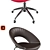 Luxurious Nina Chair: Elegant and Comfortable 3D model small image 3