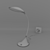 Sleek Modern Desk Lamp 3D model small image 2