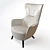 Elegant MAMY BLUE Armchair 3D model small image 1