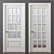 TOSCANA GRIGLIATO Collection: Elegant Enamel-Bathed Beech Wood Doors 3D model small image 1