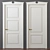 Elegant Toscana Collection: 6323/6329 Solid Beech Wood Doors 3D model small image 1