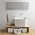 Sleek Corian® Washbasin: Fonte 3D model small image 1