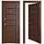 Sleek Entry: Modern Door 3D model small image 1