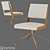 Elegant Rue Cambon Chair 3D model small image 1