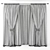 Cozy Home Curtain 3D model small image 2