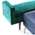 Andes Landry Bench: Stylish and Versatile Accent Furniture 3D model small image 2