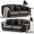 Keoma Maya: Stylish and Spacious Sofa 3D model small image 1