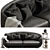 Keoma Maya: Stylish and Spacious Sofa 3D model small image 2