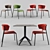 Modern Table and Chair Set 3D model small image 1