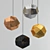 Elegant Etch Pendant Light 3D model small image 1