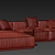 Poliform Shangai Sofa | Modern Design and Exceptional Comfort 3D model small image 3