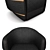 Modern Step Armchair: Stylish Design & Premium Comfort 3D model small image 2