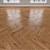 Parquet Oak Caramel: Herringbone, Linear, Chevron 3D model small image 2