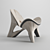 Zaha Hadid Remake: Marble Chair 3D model small image 1
