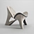 Zaha Hadid Remake: Marble Chair 3D model small image 2