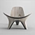 Zaha Hadid Remake: Marble Chair 3D model small image 3