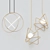 Modern Geometric Pendant Lights 3D model small image 1