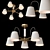 Eurosvet Frozen Ceiling Chandelier - Elegant Lighting Solution 3D model small image 1