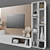 Modern Thermo TV Stand Set 3D model small image 2