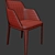 Elegant Poliform Grace Dining Chair 3D model small image 3