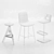  Modern Bar Stools: Tom & Jerry, Hal, ALO 3D model small image 3