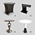 Elegant Tables Collection 3D model small image 1