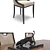 Elegant Karab & Kemp Dining Set 3D model small image 3