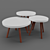 Xochitl Coffee Table Set 3D model small image 1