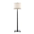 Modern Walnut Octagon Floor Lamp 3D model small image 1