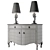 Vittorio Grifoni 2061: Stylish Console and Table Lamp Combo 3D model small image 3