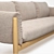 Sleek Tapio Sofa by Paola Lenti 3D model small image 2