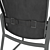 Modern Italian Dining Chair - Blixen Fendi Casa 3D model small image 2