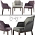 Elegant Poliform Sophie Chair 3D model small image 1