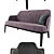 Poliform Jane Armchair Sofa Set 3D model small image 2