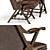 Vintage Observatory Hill Leather Chair 3D model small image 2