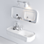 Elegant Corian Washbasin: Fonte 3D model small image 3