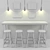 Dine-In Dream: Complete Restaurant Setup 3D model small image 3