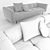 EREI DE PADOVA Elisa Ossino Leather Sofa 3D model small image 3