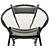 PP130 Circle Chair - Modern Elegance 3D model small image 3