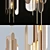 Crystal Love: Rose Quartz Suspension Lamp 3D model small image 2