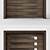 Modern 2 Panel Main Door 3D model small image 2