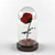 Eternal Rose in Glass Flask 3D model small image 2