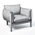 Elegant Tapio Armchairs: Exquisite Design & Unmatched Comfort 3D model small image 3