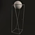 Stylish Floor Lamp with Vray  3D model small image 2