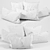 Luxurious Velvet Pillow Set 3D model small image 2