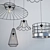 Metropolight Metal Suspension Set 3D model small image 2