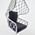 Cozy Rattan Shell Swing 3D model small image 2