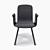 Bolia Hazel Chair: Sleek Design, Dark Grey Fabric 3D model small image 2